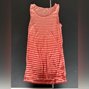 Aeropostale Orange Ombré Striped Tank Top